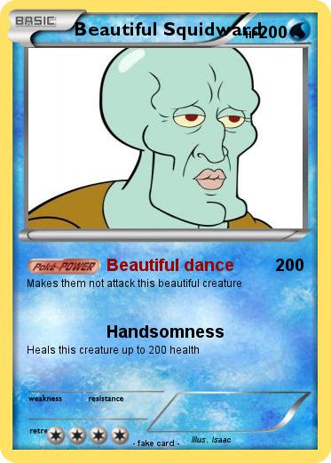 Pokemon Beautiful Squidward