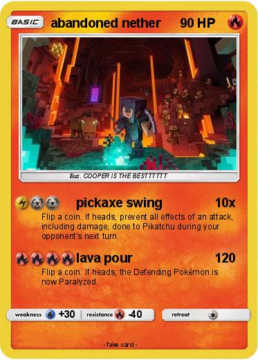 Pokemon abandoned nether