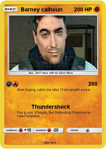 Pokemon Barney calhoun