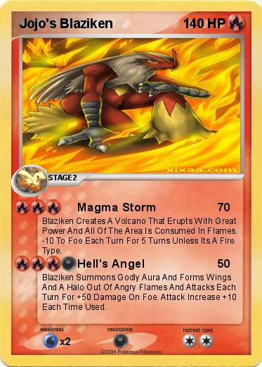 Pokemon Jojo's Blaziken