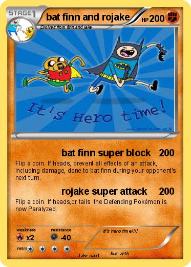 Pokemon bat finn and rojake