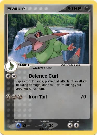 Pokemon Fraxure