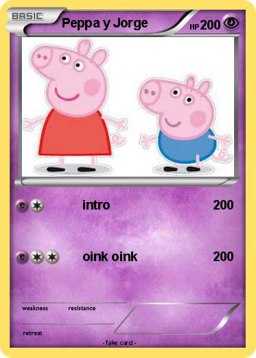 Pokemon Peppa y Jorge