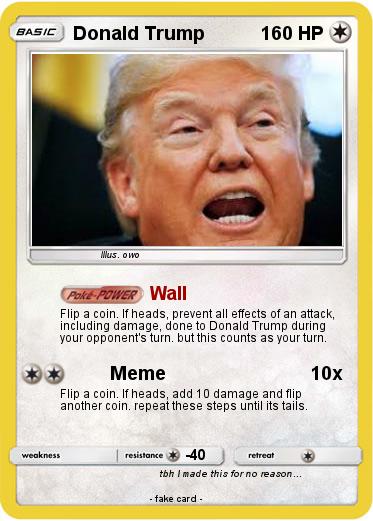 Pokemon Donald Trump