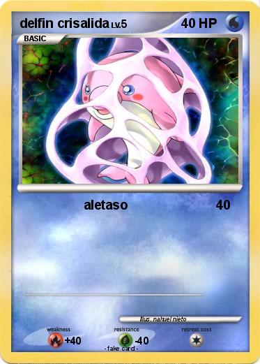 Pokemon delfin crisalida