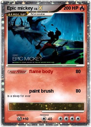 Pokemon Epic mickey