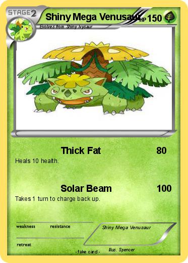 Pokemon Shiny Mega Venusaur