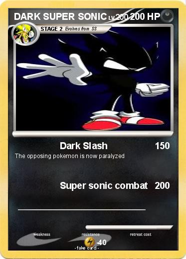 Pokemon DARK SUPER SONIC