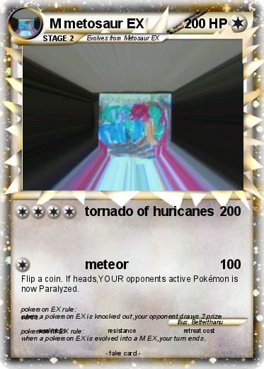 Pokemon M metosaur EX