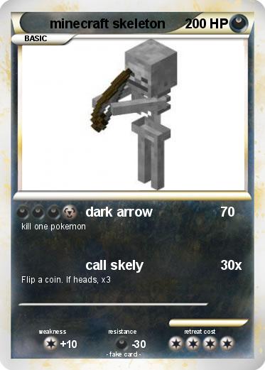 Pokemon minecraft skeleton