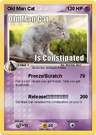 Pokemon Old Man Cat