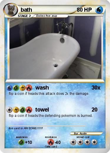 Pokemon bath