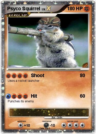 Pokemon Psyco Squirrel