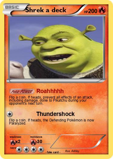 Pokemon Shrek a deck