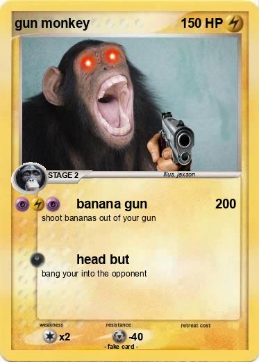 Pokemon gun monkey
