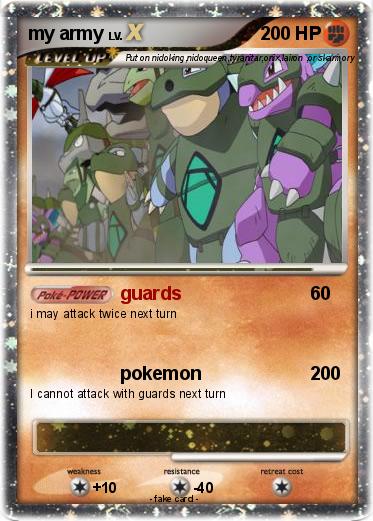 Pokemon my army
