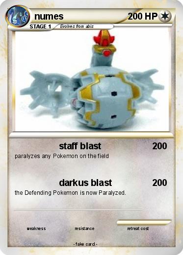 Pokemon numes