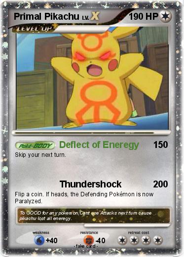 Pokemon Primal Pikachu