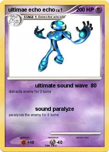 Pokemon ultimae echo echo