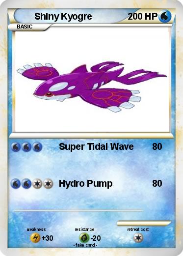 Pokemon Shiny Kyogre