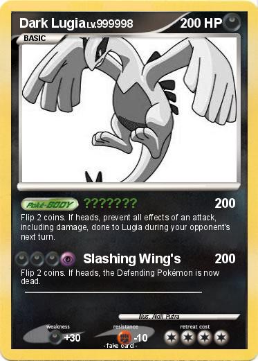 Pokemon Dark Lugia