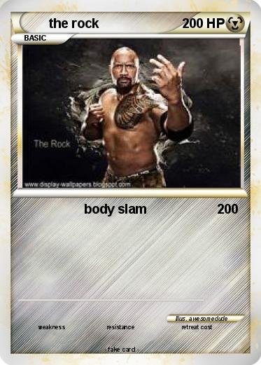 Pokemon the rock