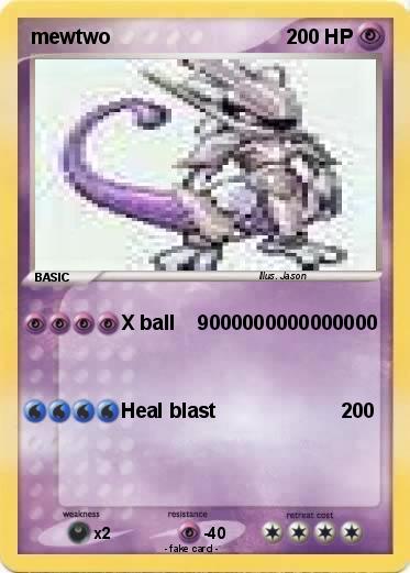 Pokemon mewtwo