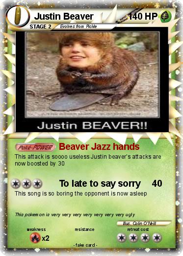 Pokemon Justin Beaver
