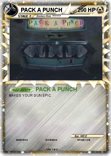 Pokemon PACK A PUNCH