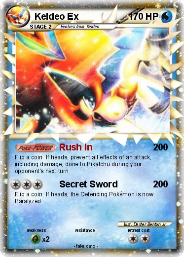 Pokemon Keldeo Ex
