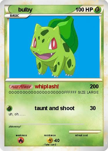 Pokemon bulby
