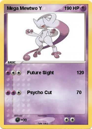 Pokemon Mega Mewtwo Y