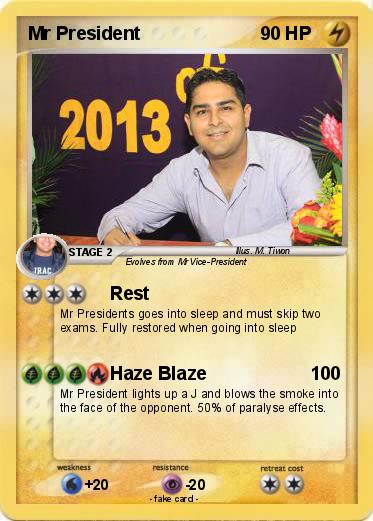 Pokemon Mr President