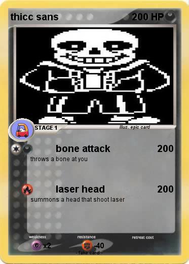 Pokemon thicc sans