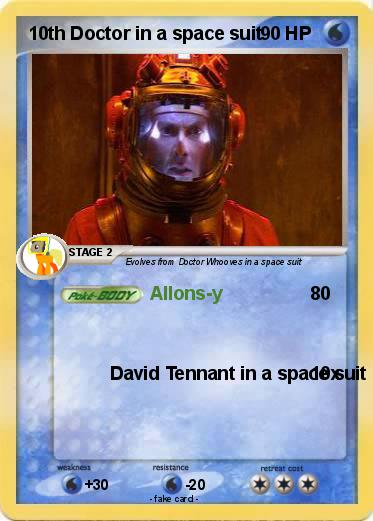 Pokemon 10th Doctor in a space suit