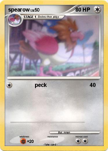 Pokemon spearow