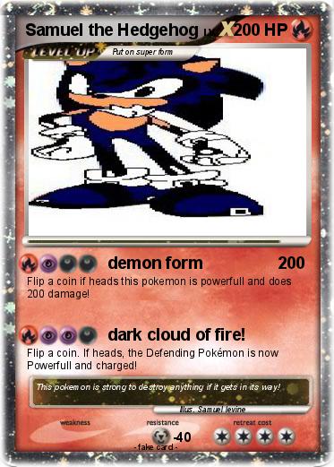 Pokemon Samuel the Hedgehog