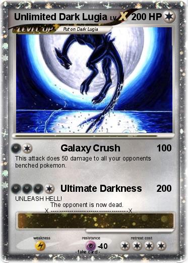 Pokemon Unlimited Dark Lugia
