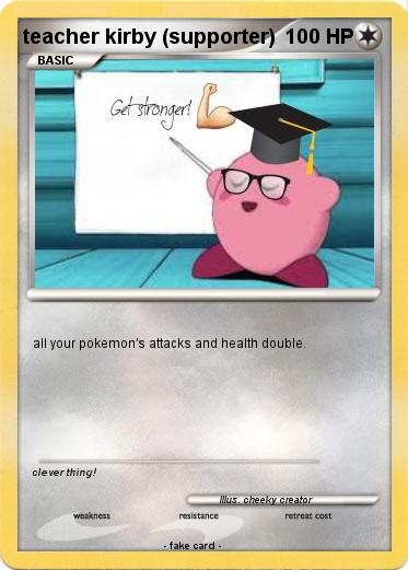 Pokemon teacher kirby (supporter)
