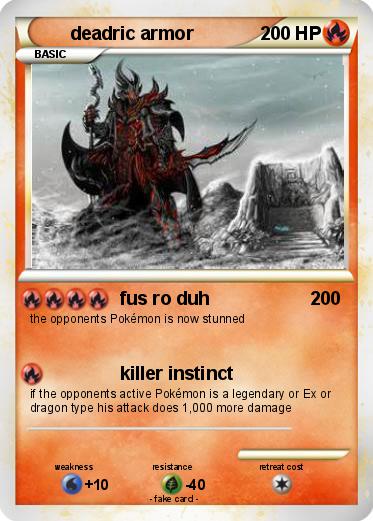 Pokemon deadric armor