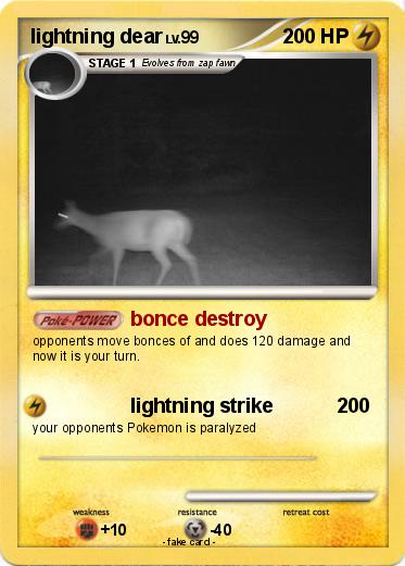 Pokemon lightning dear