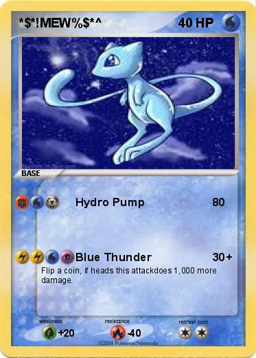 Pokemon *$*!MEW%$*^