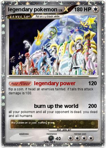 Pokemon legendary pokemon