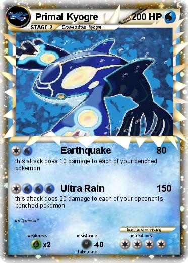 Pokemon Primal Kyogre