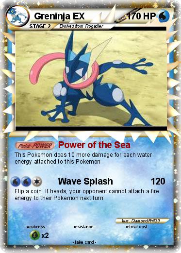 Pokemon Greninja EX