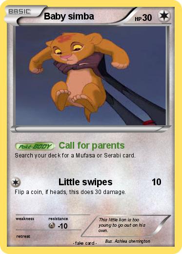 Pokemon Baby simba