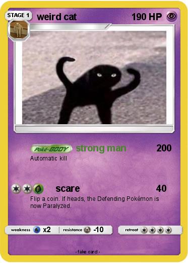 Pokemon weird cat