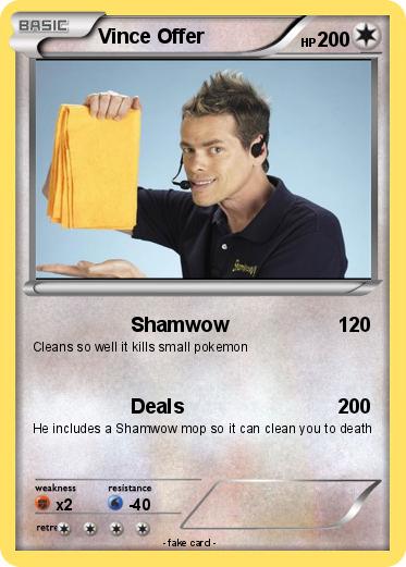Pokemon Vince Offer