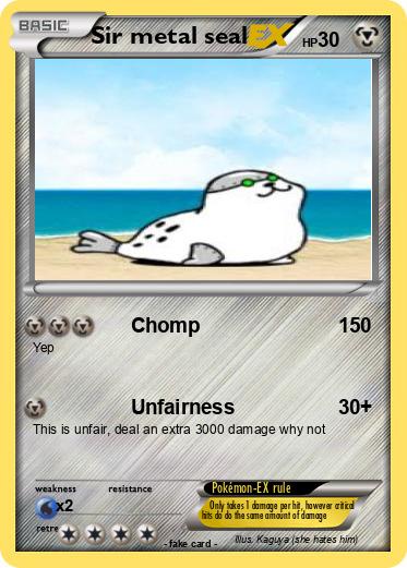 Pokemon Sir metal seal
