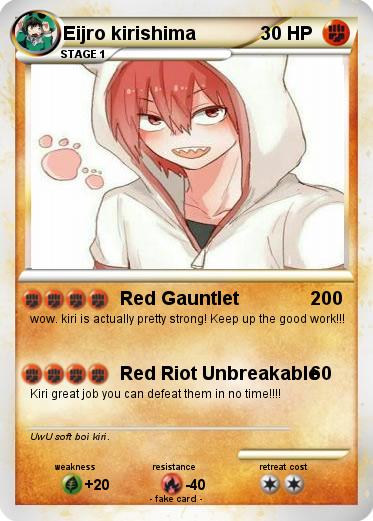 Pokemon Eijro kirishima